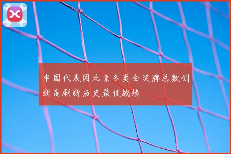 中国代表团北京冬奥会奖牌总数创新高刷新历史最佳战绩
