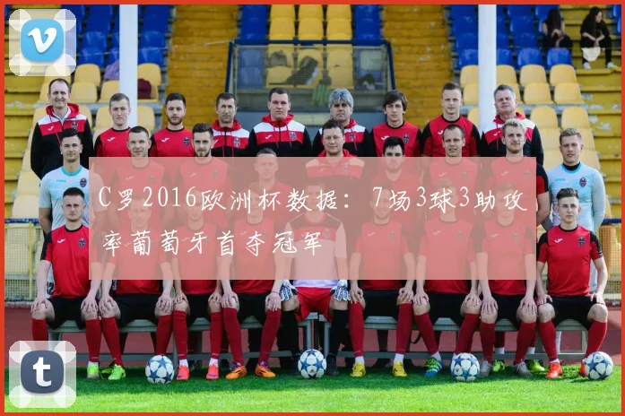 C罗2016欧洲杯数据：7场3球3助攻率葡萄牙首夺冠军