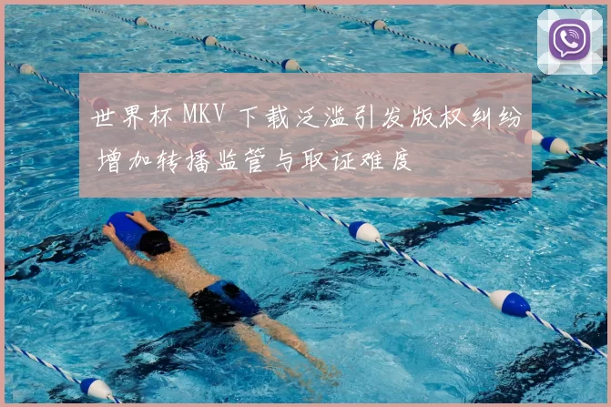 世界杯 MKV 下载泛滥引发版权纠纷 增加转播监管与取证难度